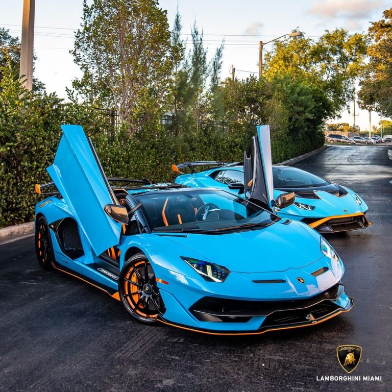 Details The Beauty Of Lamborghini Blu Cepheus Aventador SVJ Roadster: A ...