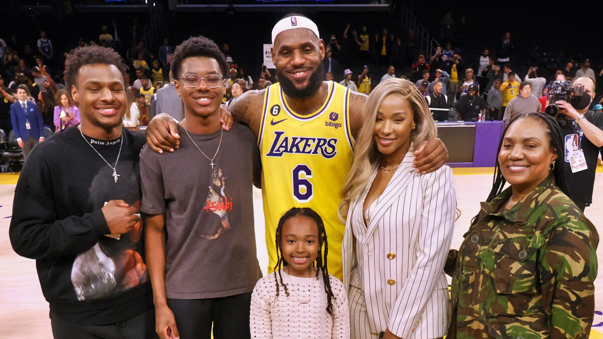 Lebron James’ Son Bronny Touches Hearts Wears Number 23 Jersey To